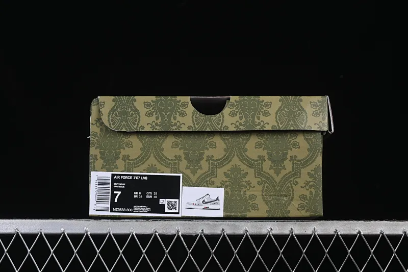 All categories Nk Air Force 1 Air Force series Nk Air Force 1 Low Air Force low top Nike Air Force 1'07 Low Dior joint pattern beige gray red Air Force 1 low top casual sneakers MZ9588-808